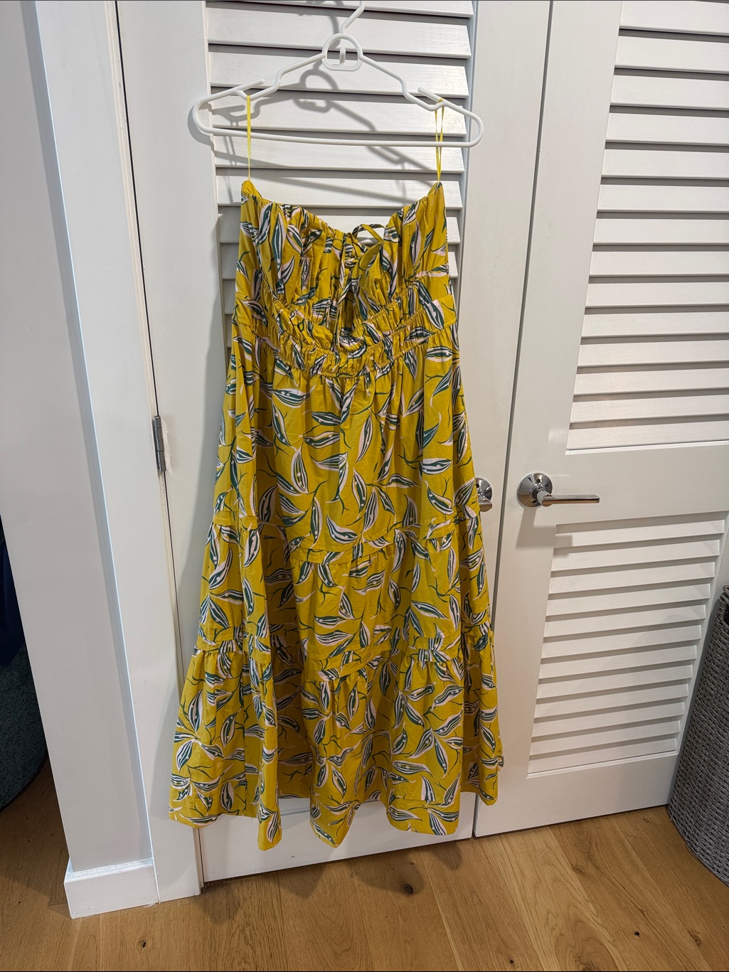 Anthropologie Somerset Strapless Maxi